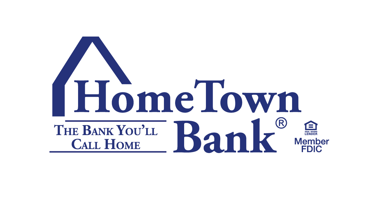 HomeTown Bank logo with FDIC member symbol.