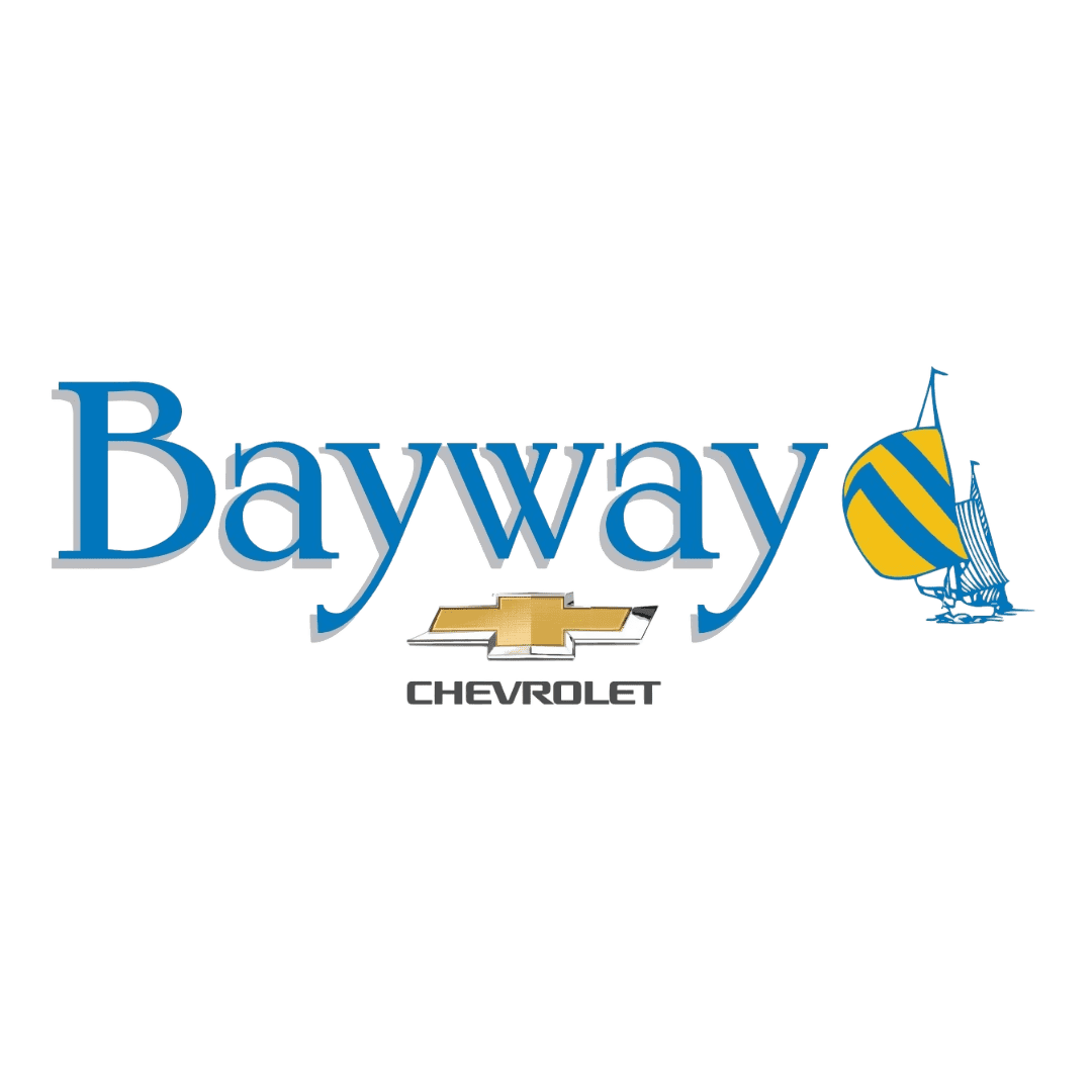 Bayway Chevrolet logo with sailboat graphic.