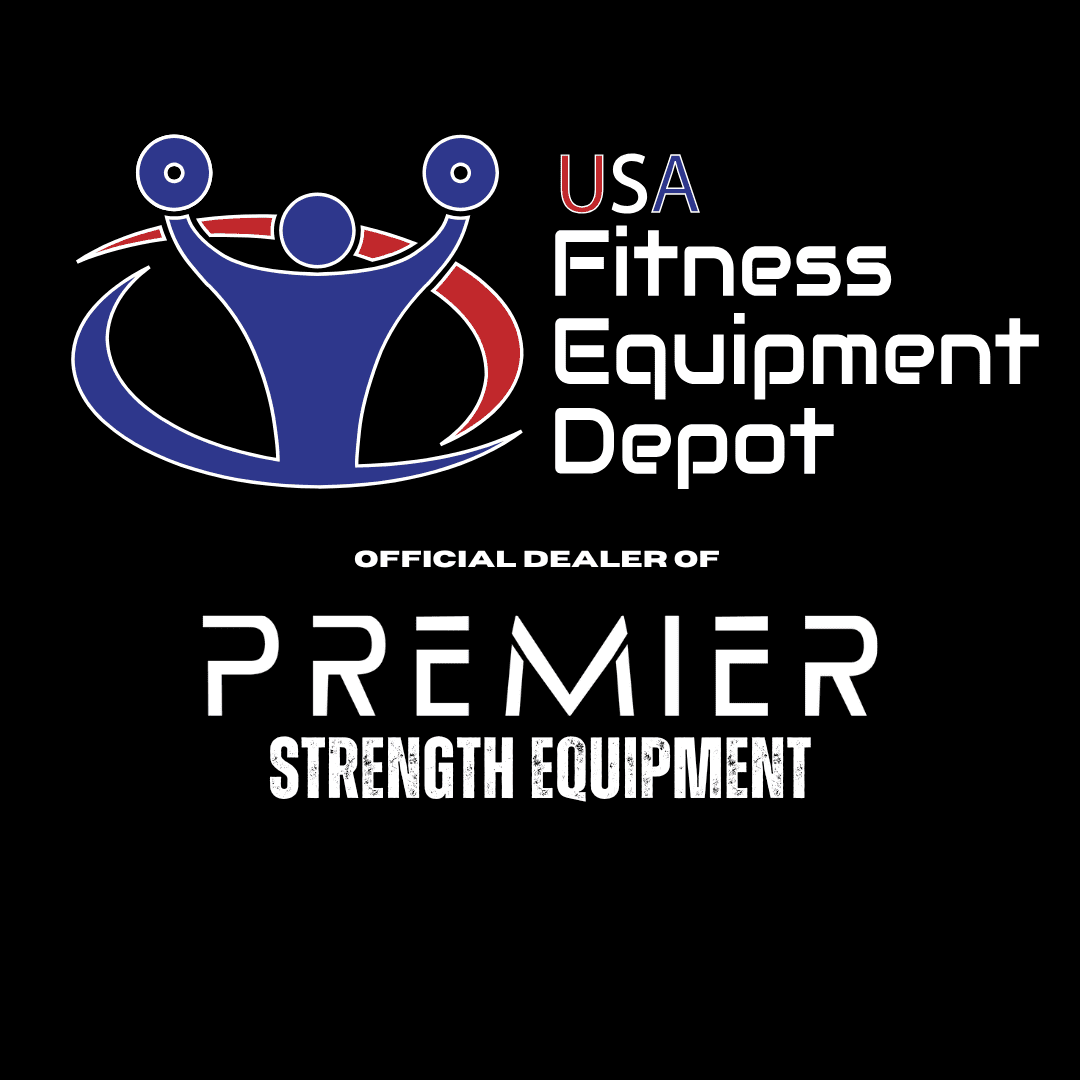 USA Fitness Equipment Depot logo design.