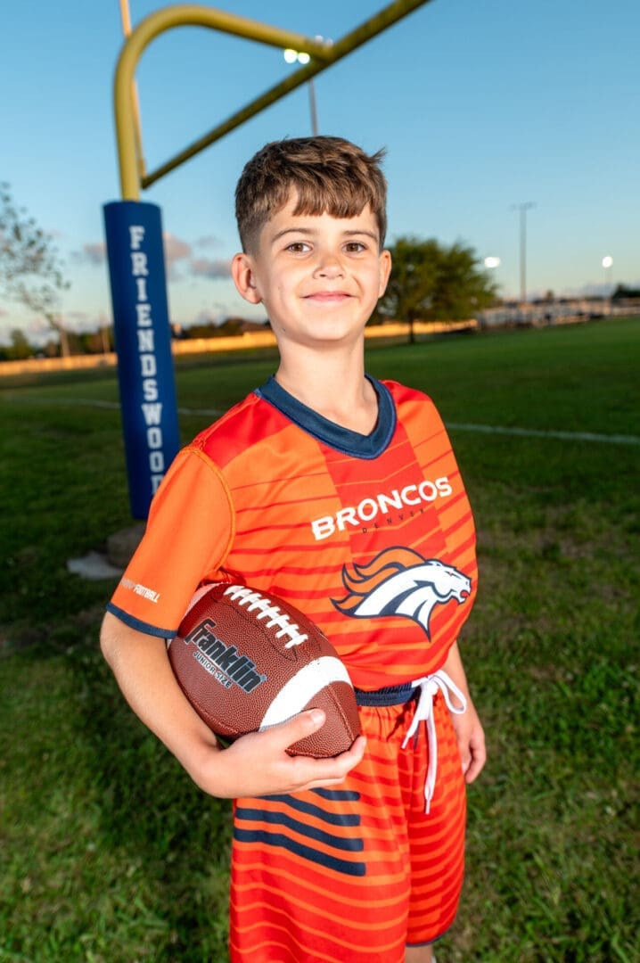 Quarterback throwing a pass downfield