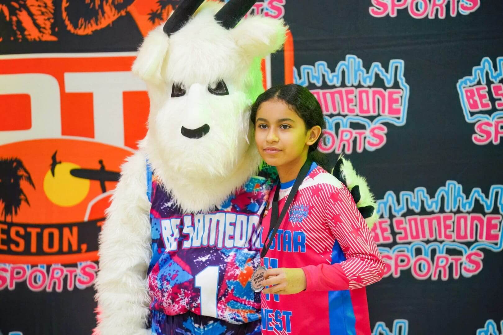 Be Someone Volleyball moment