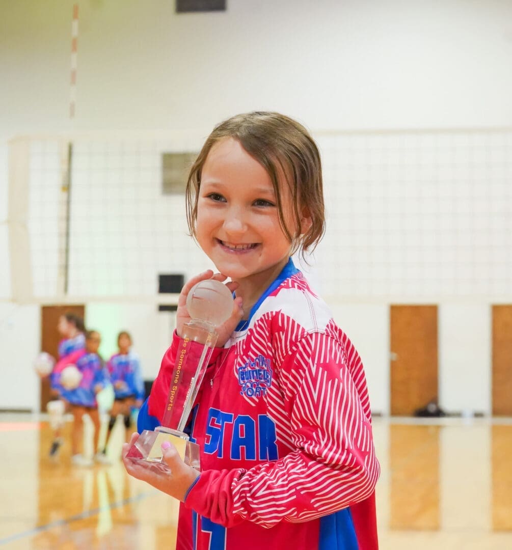 Be Someone Volleyball moment
